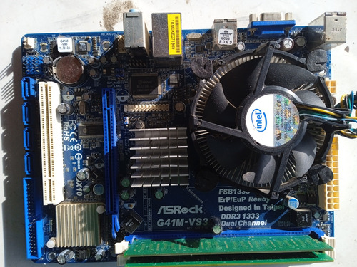 Intel Quad Core 8400, Con Ventilador Intel, Disipador Y Ram
