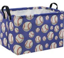 Comprar Cesta De Almacenaje Infantil Rectangular Con Tema De Béisbol