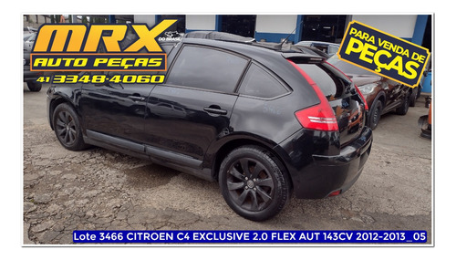 Sucata Citroen C4 Exclusive 2.0 Flex Aut 143cv 2013 Pecas