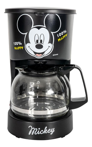 Cafetera Kalley 4 Tazas Mickey Mouse K-dmcm4n Negro 110V