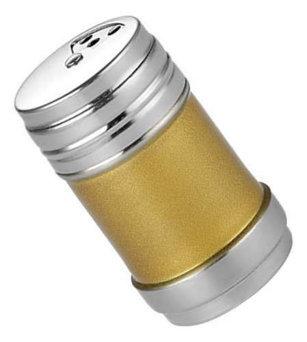 N Tarro De Condimento Portátil De Acero Inoxidable Amarillo