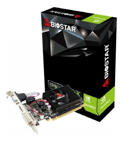 Tarjeta Video Biostar Nvidia Gt210 1gb Bajo Perfil Dvi Hdmi