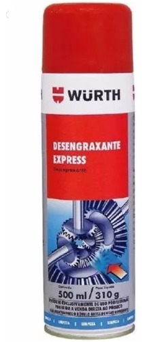 Desengraxante Express Spray Wurth - 310 Gramas / 500 Ml