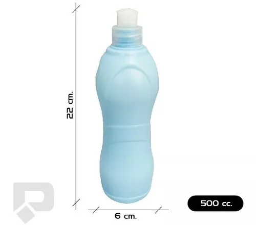 Botella eco tupperware 500 ml. ( varios colores, 1 unidad )