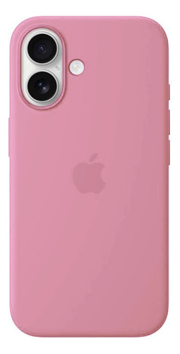 Funda Silicona Iphone 16 Silicone Case Rosa Lisa