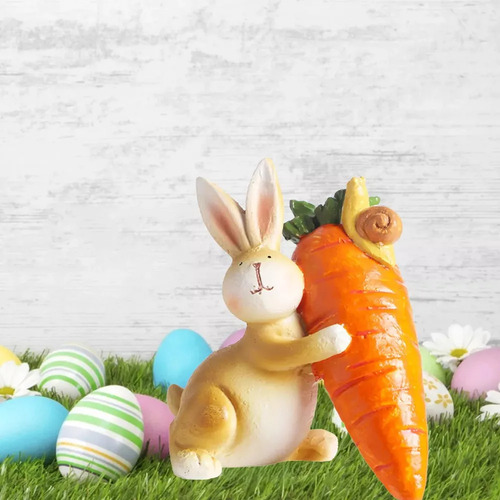 / Decoración De Pascua Lindo Conejito De Pascua Con