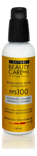 Mayoreo Bloqueador Solar Facial Fps100 + Colágeno Satori B C