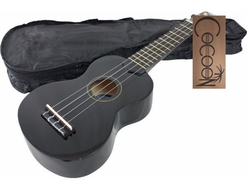 Cocoon Soprano Negro Ku B - Ukulele