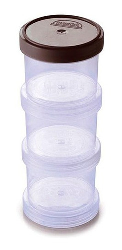 Set 3 Recipientes De 150ml C/u Plasutil