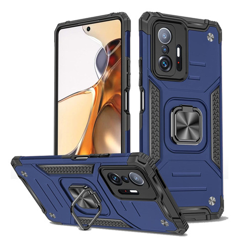 Capa Antishock Iron 4em1 Com Anel Para Xiaomi 11t / 11t Pro