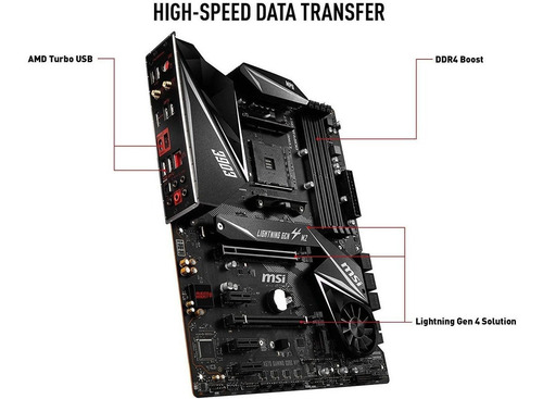 Base De Msi X570 Mpg Gaming Edge Wifi Placa (amd Am4, Ddr4,