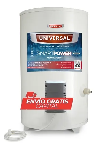 Termotanque Universal 60 Litros Eléctrico