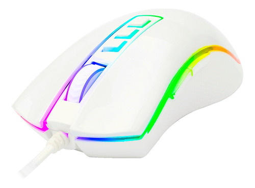 Mouse Gamer Redragon Cobra Chroma M711-w White Rgb Fact A-b