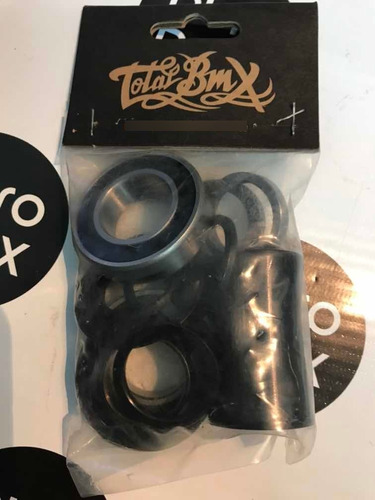 Imagen 2 de 3 de Bmx Caja Pedalera Totalbmx Mid Team Black22mm - Purobmx