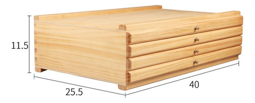 Caja De Almacenamiento De Suministros For 3 Cajones