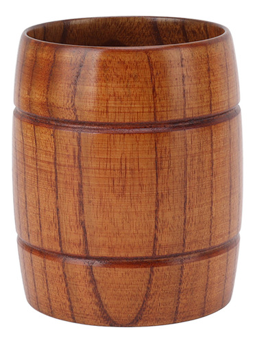 Taza De Cerveza De Madera De Azufaifo Amargo, Retro, Marrón