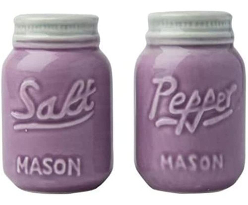 Comfify Vintage Mason Jar Salero Y Pimentero Adorable