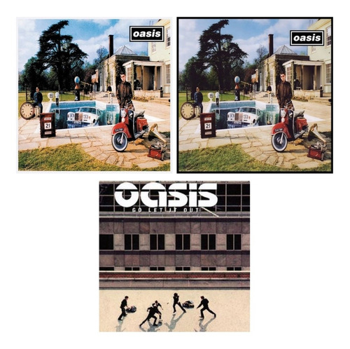 3 Cds Oasis: Be Here Now+ Remastered+ Go Let It Out