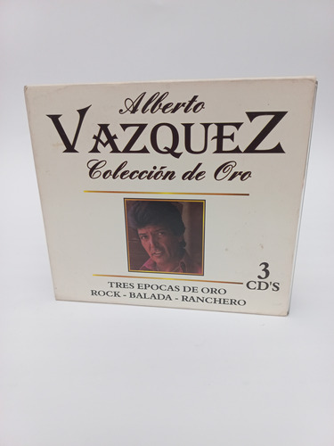 Alberto Vazquez Colección De Oro 3 Cds