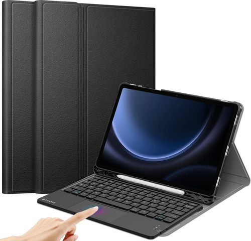 Fintie Funda De Teclado Samsung Galaxy Tab S9 Fe 5g Negro
