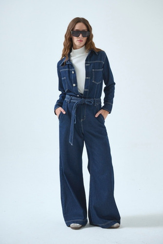 Mono De Jean Carry Mujer Sweet Azul Oscuro Lisa S