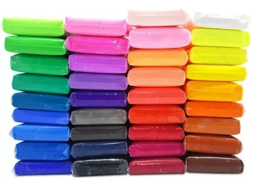 Pack De 36 Masas Slime Moldeable Colores Surtidos