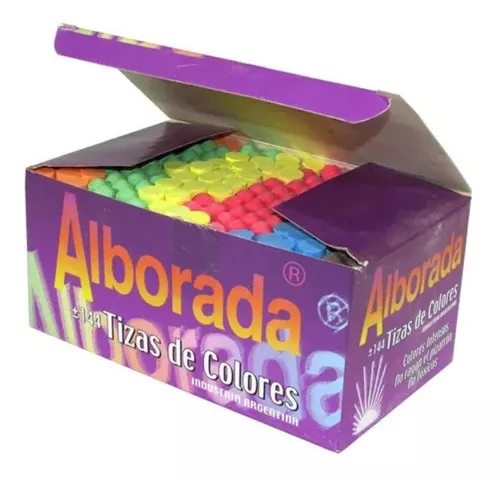 CAJA 10 TIZAS COLORES JOVI