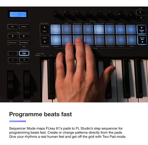 Teclado Midi Novation Flkey 61 Con Integración Con Fl Studio