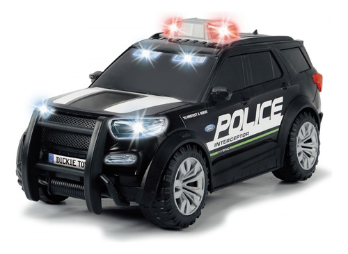 Dickie Toys Interceptor De Policía Hk Ltd Para Ford Con Lu.