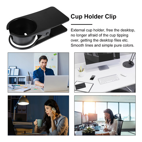 Portavasos De Mesa Con Clip Lateral