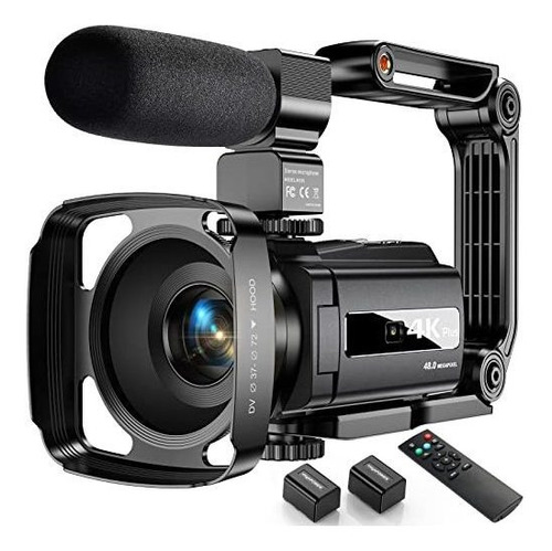 4k Videocamara Camara De Video Ultra Hd De 48mp 60fps Con C