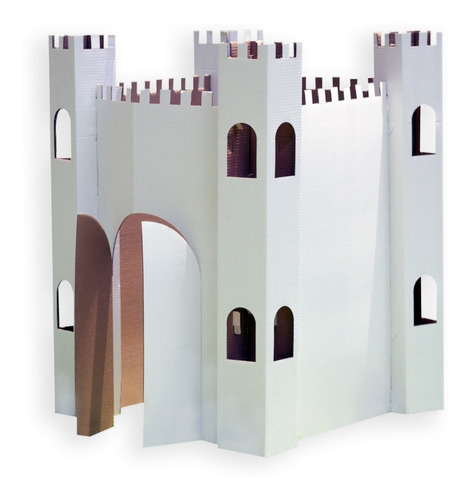 Castillo De Juguete Para Niños (de Cartón Para Decorar)