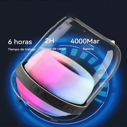 Cs-1046 Altavoz Bluetooth Portátil Con Micrófono Karaoke Lp