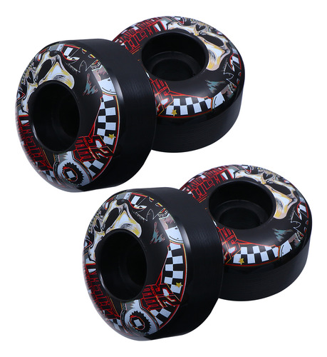 Ruedas De Skate Street Wheels Con Forma De Calavera De Poliu