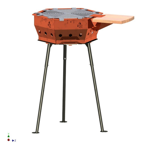 Parrilla Fogonero Prisma I Ecotronk  (base) 