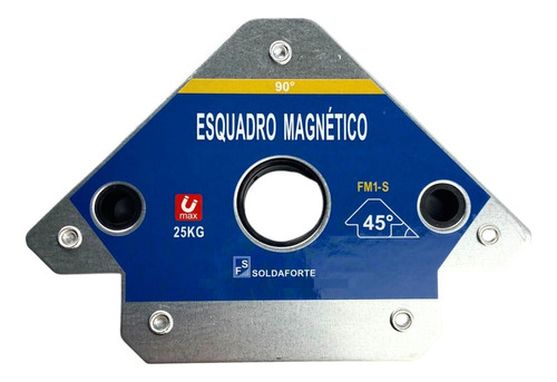 Esquadro Magnetico Para Solda 25kg Industrial - Soldaforte