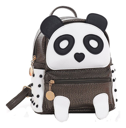 Fayland Mujer Adolescente Niña Panda Book Bolsa Rivet Mini