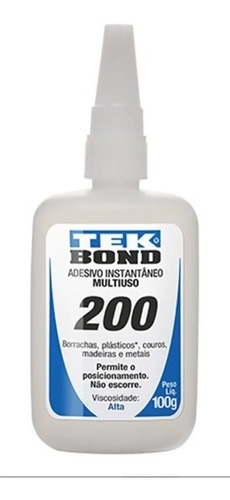 Adesivo Instantâneo Multiuso 200 100g - Tek-bond