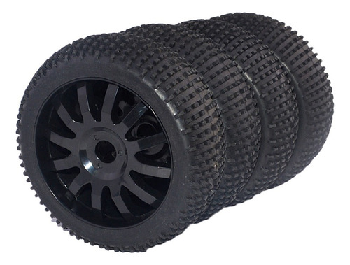 Llantas Y Neumáticos Para Rines Rc 1/ Hsp Car Black