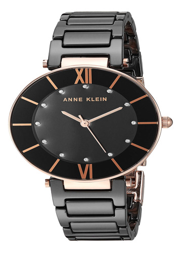 Anne Klein Ak / 3266 Reloj De Pulsera De Ceramica Con Crist