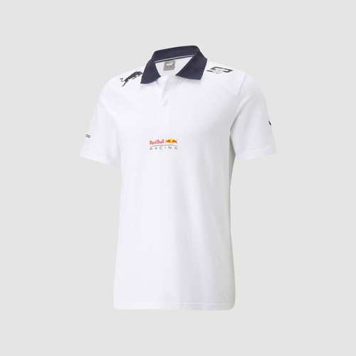 Playera Polo Puma Hombre Rbr Sp Checo Perez Blanco