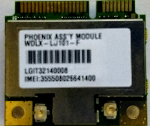 Módulo Wi-fi Wdlx-lu101-f Para Notebook LG U460, Z160 - Novo