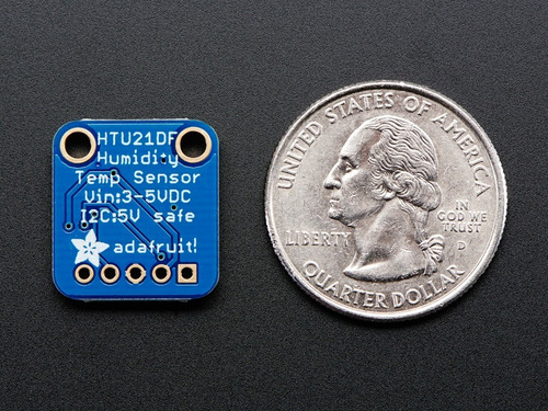 Imagen 2 de 4 de Adafruit Sensor De Humedad Y Temperatura Htu21d-f - Arduino