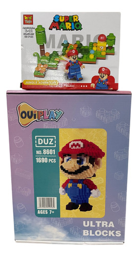 Kit De Ultra Blocks Mario Bros + Jungle Adventure 