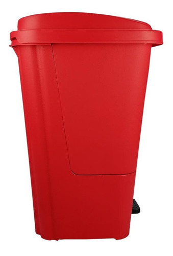 Bote De Basura 17l Rojo Con Pedal