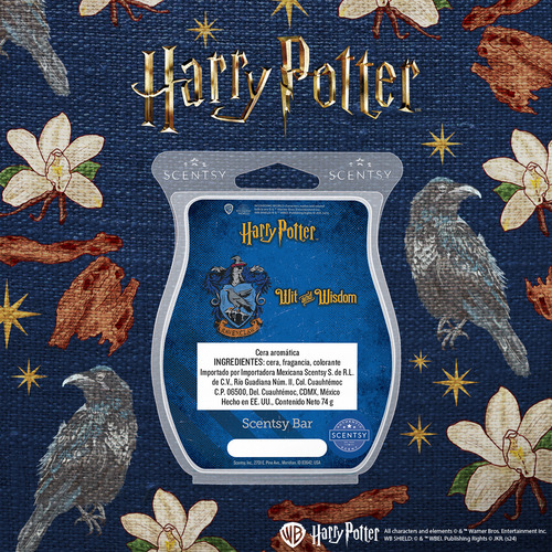Minicalentador De Cera Aromática Casa De Hogwarts Ravenclaw