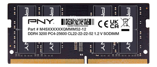 Memoria Ram Pny Ddr4 De 32gb 3200 Mhz Portátil 