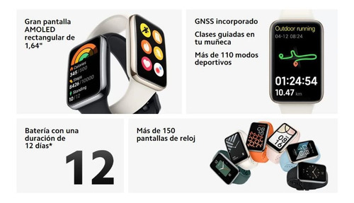Imagen 9 de 10 de Xiaomi Smart Band 7 pro, pantalla 1.64", con malla de silicona negra y GPS incorporado.