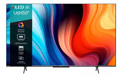 Hisense Pantalla 50 4K Smart TV LED 50A6H Google TV : :  Electrónicos