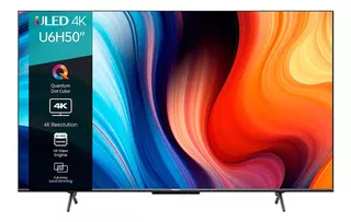 Pantalla Hisense 50u6h 50'' Quantum Uled Smart Google Tv 4k